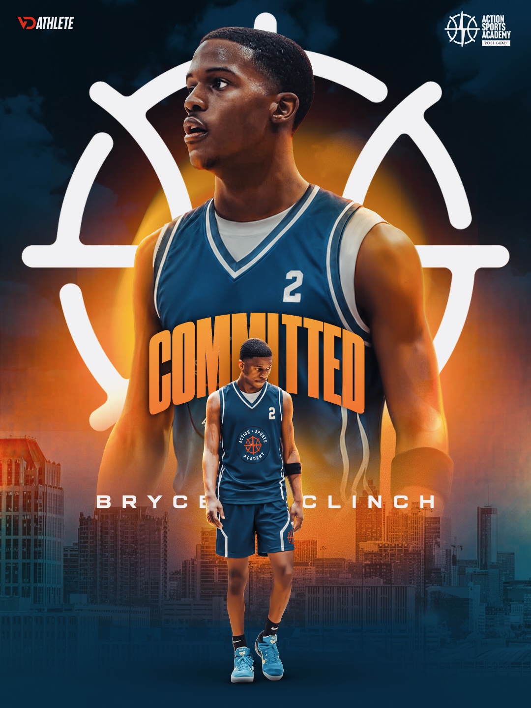 Bryce Clinch — Action Sports Academy athlete creative direction by VD Athlete