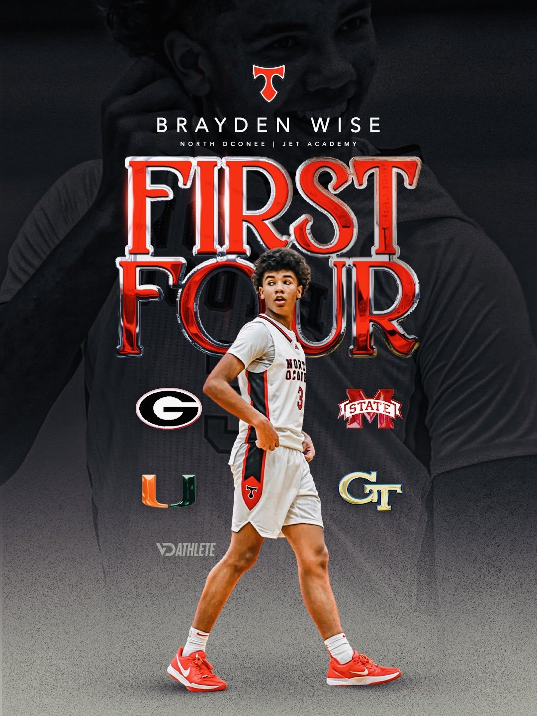 Brayden Wise — North Oconee High School athlete creative direction by VD Athlete