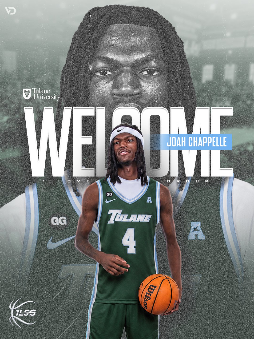 Joah Chappelle — 1 Love Sports Group sports agency creative direction by VD Athlete
