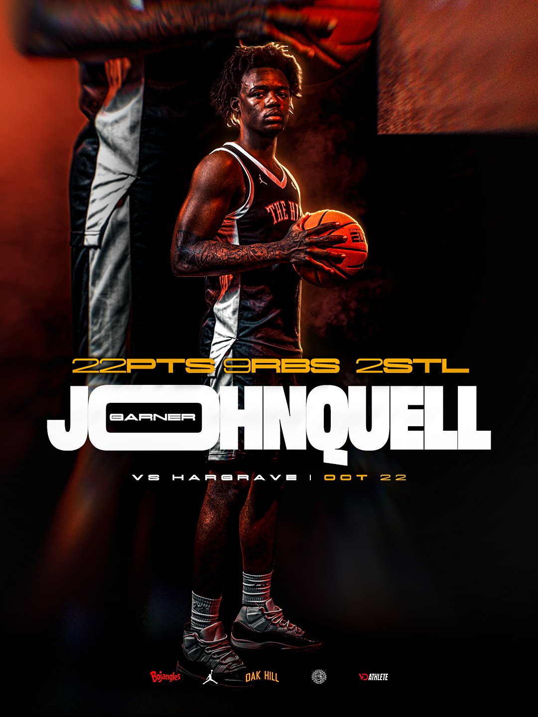 Johnquell Garner — Oak Hill Academy, Virginia athlete creative direction by VD Athlete