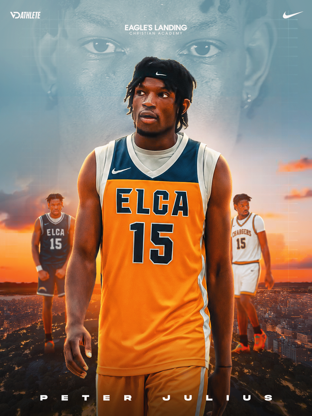 Peter Julius — Eagle's Landing Christian Academy athlete creative direction by VD Athlete