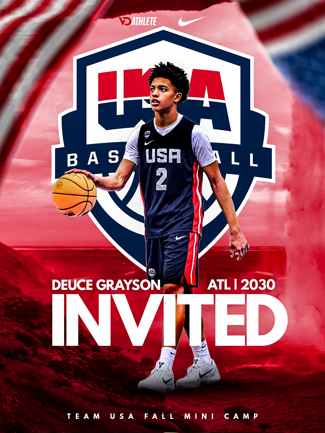 Deuce Grayson — Team USA team creative direction by VD Athlete