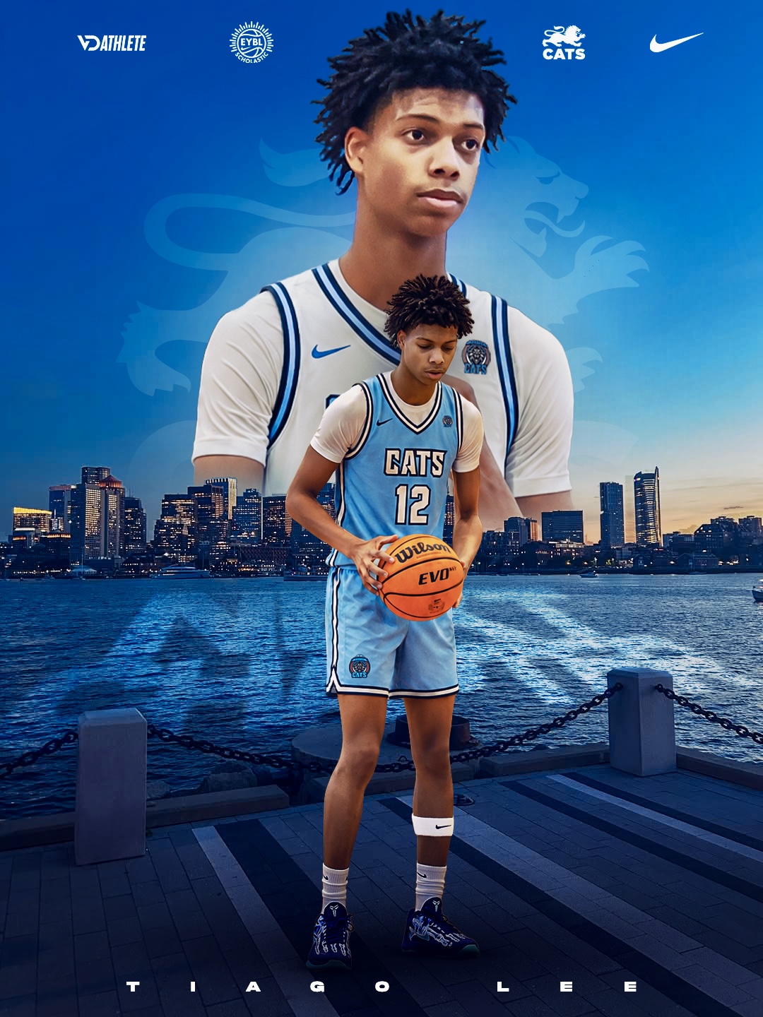Tiago Lee — Cats Academy Boston athlete creative direction by VD Athlete