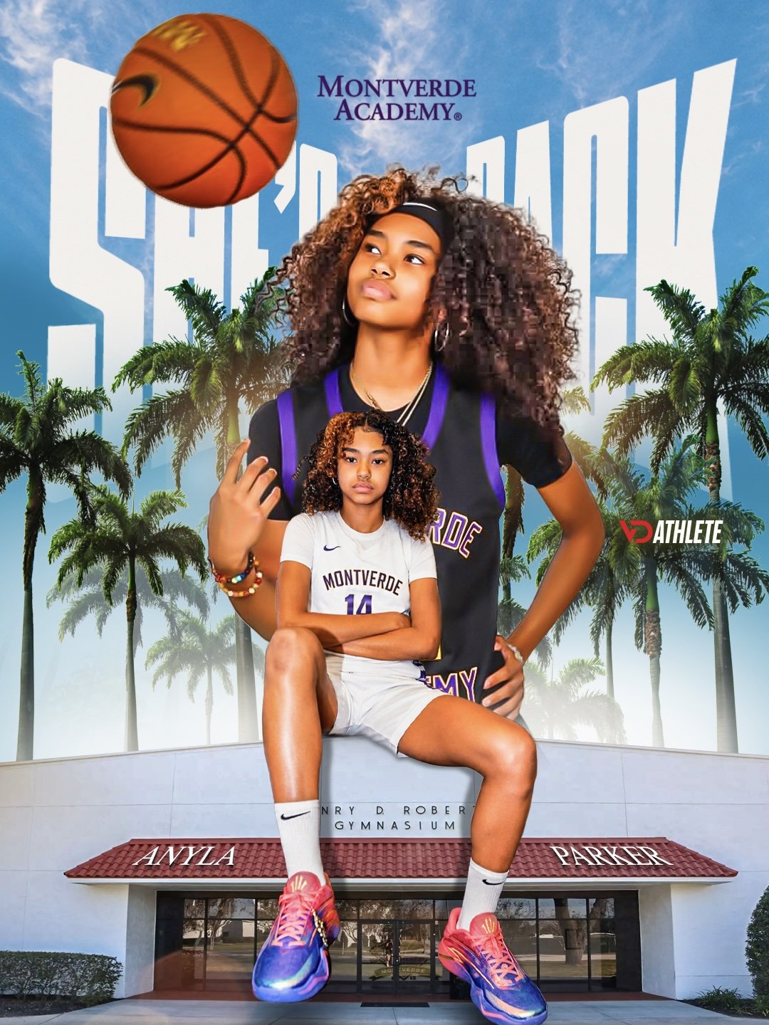 Anyla Parker — Montverde Academy athlete creative direction by VD Athlete