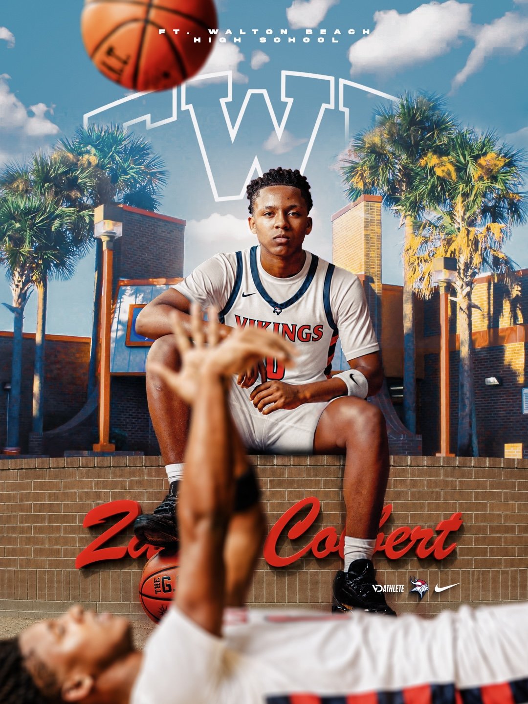 Zaire Colbert — Fort Walton Beach High School athlete creative direction by VD Athlete