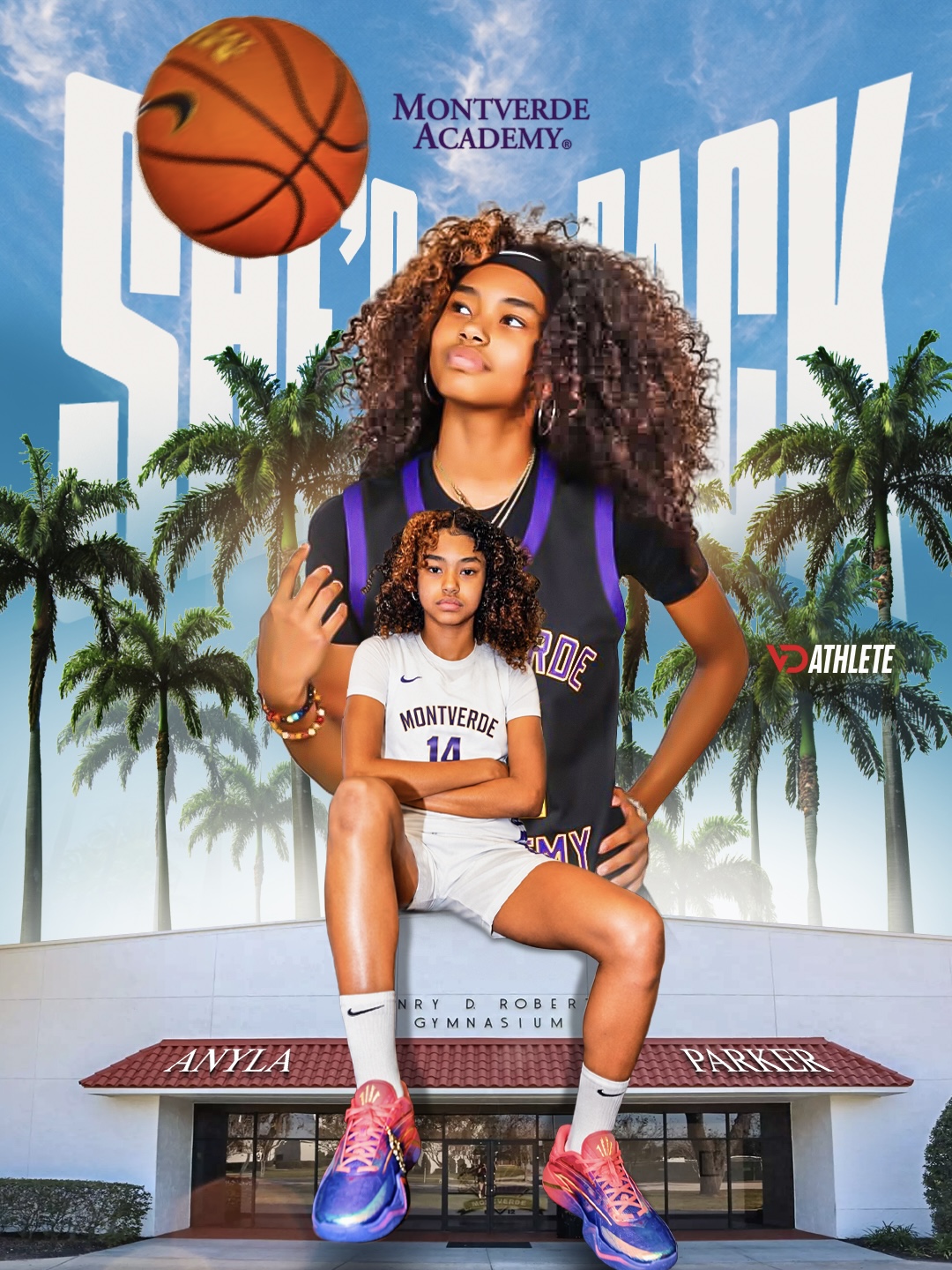 Anyla Parker — Montverde Academy athlete creative direction by VD Athlete