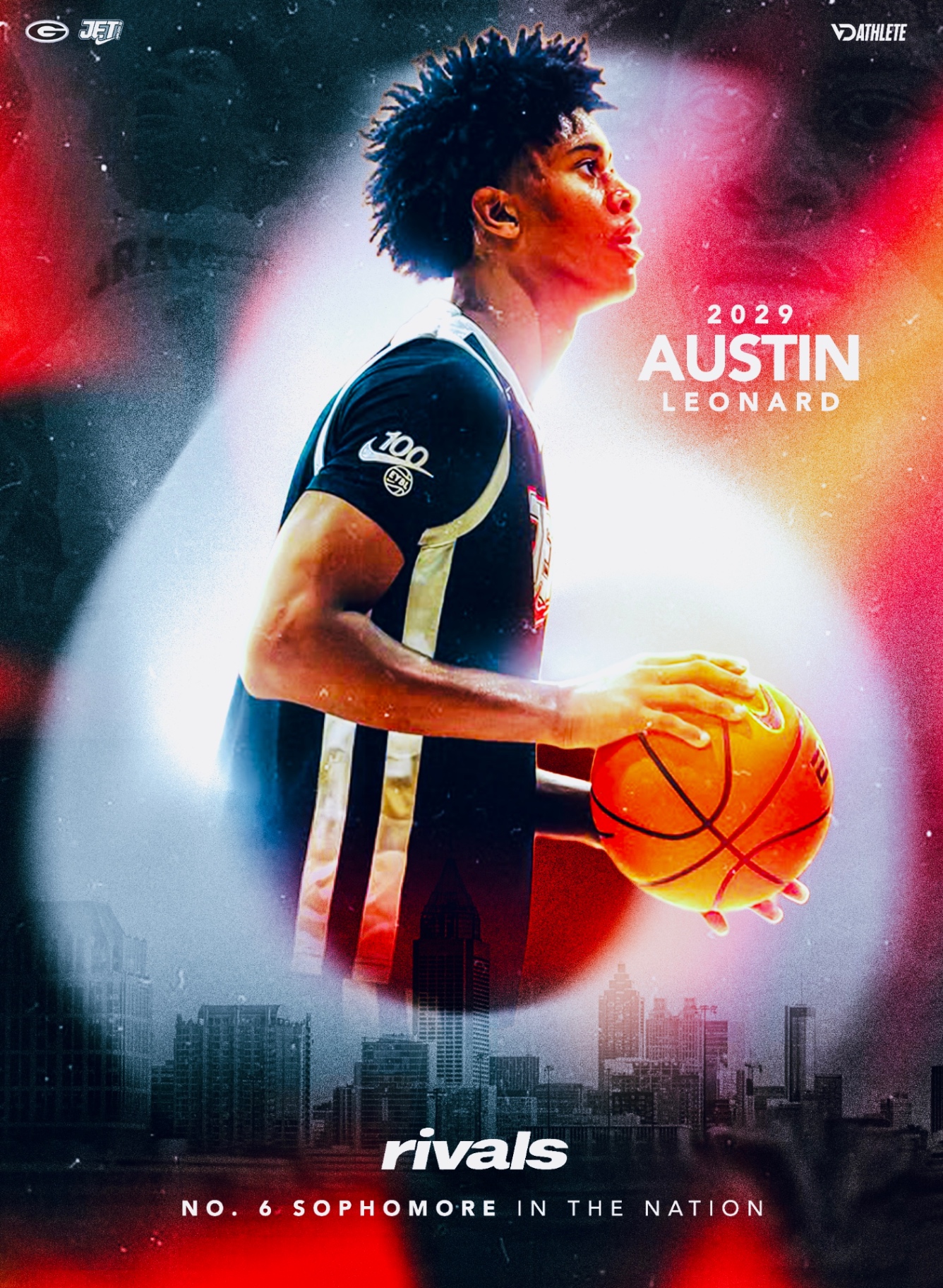 Austin Leonard — Grayson High School athlete creative direction by VD Athlete