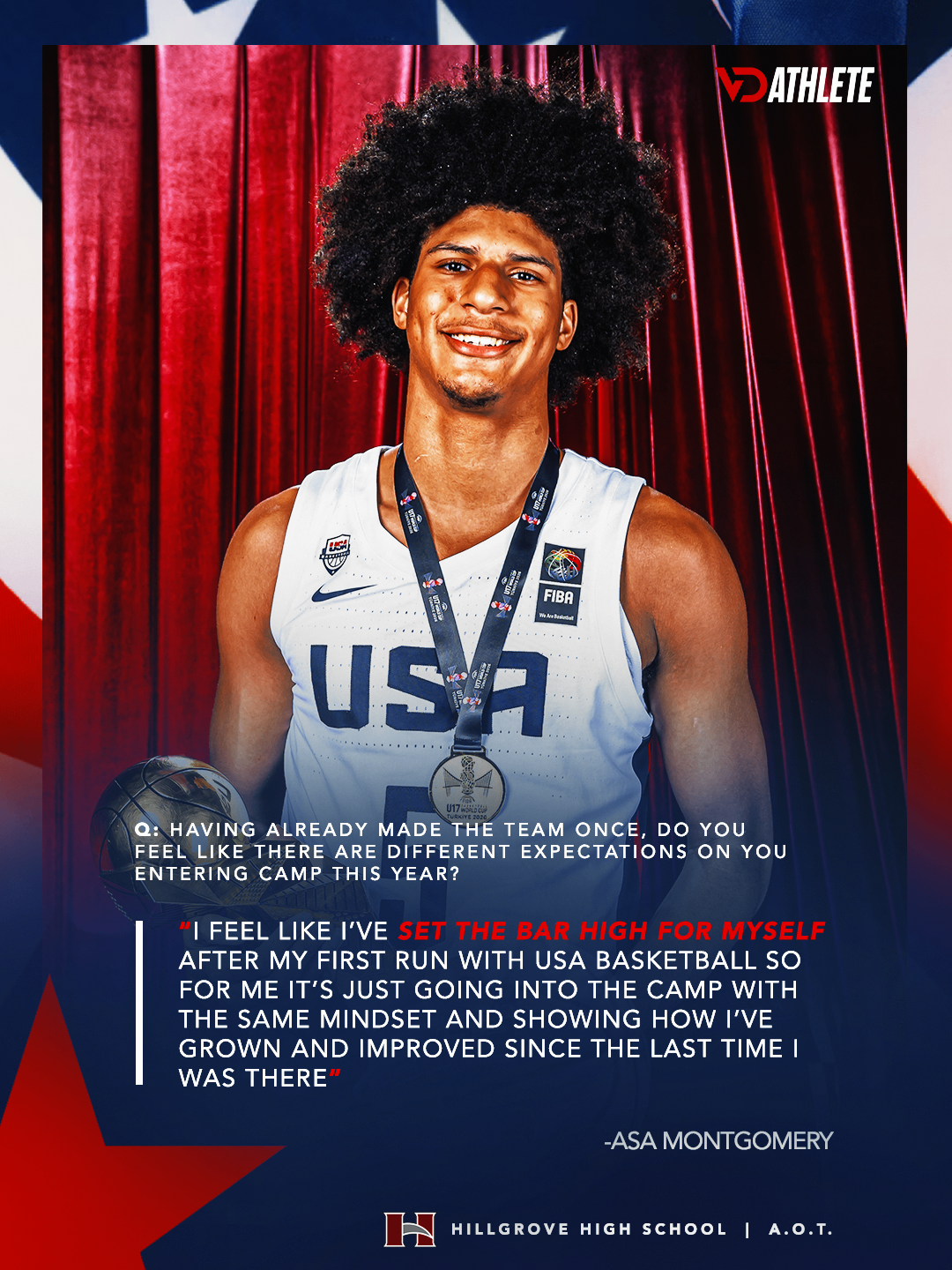 Asa Montgomery shares his perspective ahead of the 2026 USA Basketball Men’s Junior National Team October minicamp.