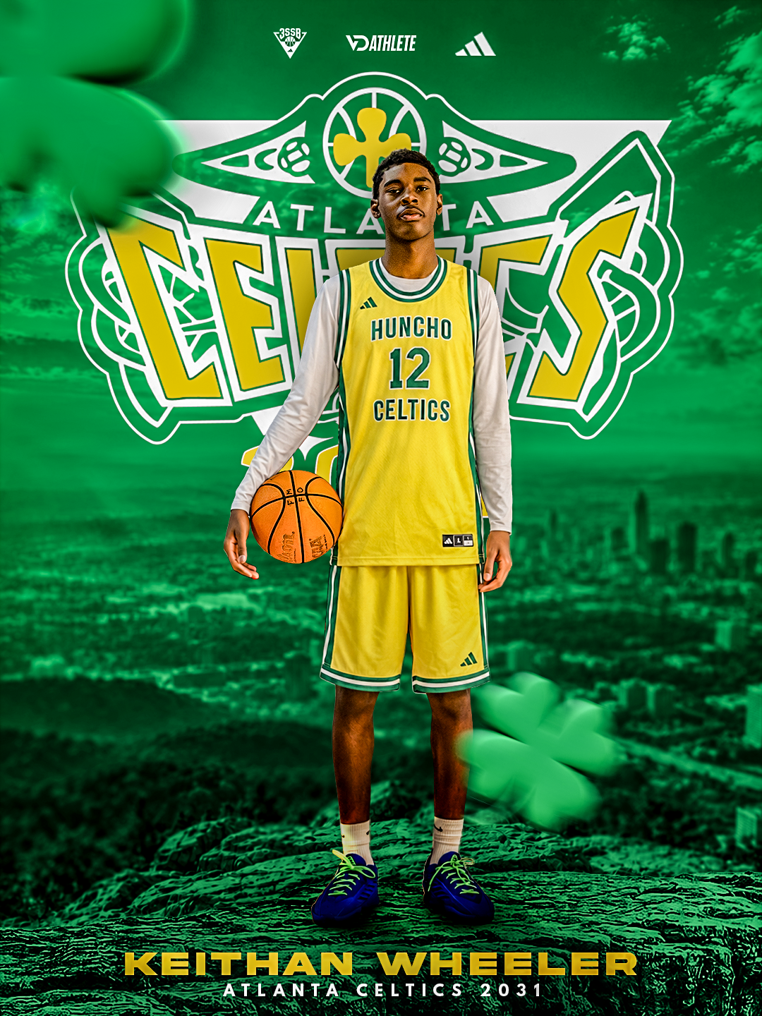 Keithan Wheeler — Atlanta Celtics team creative direction by VD Athlete