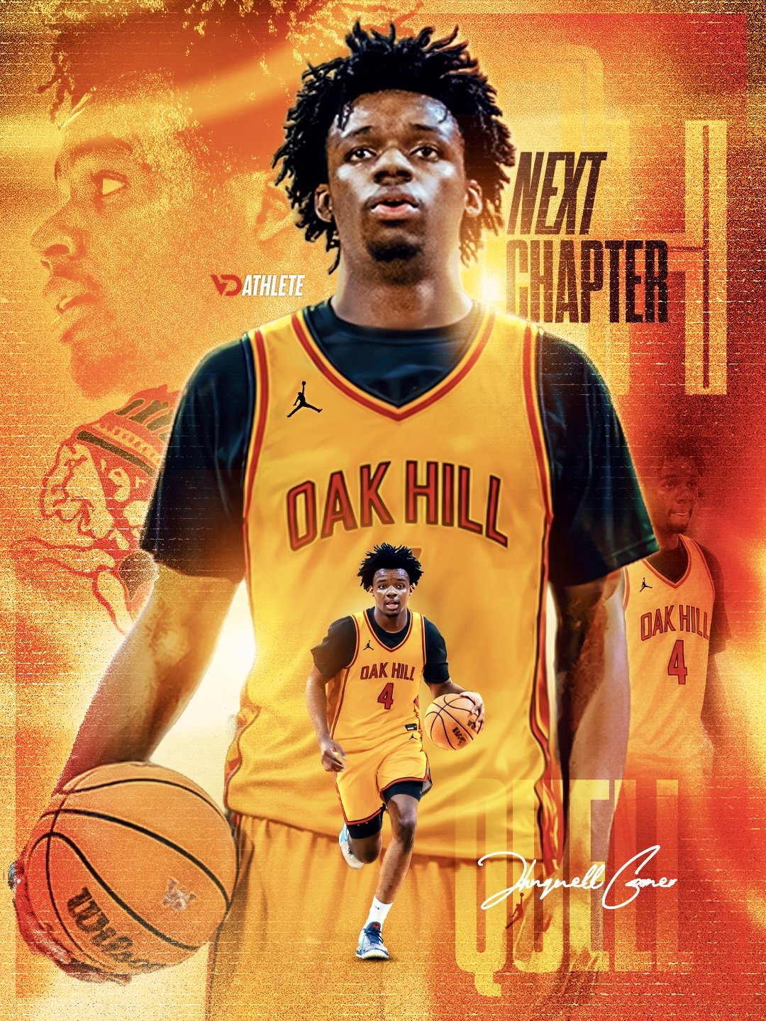 Johnquell Garner — Oak Hill Academy athlete creative direction by VD Athlete