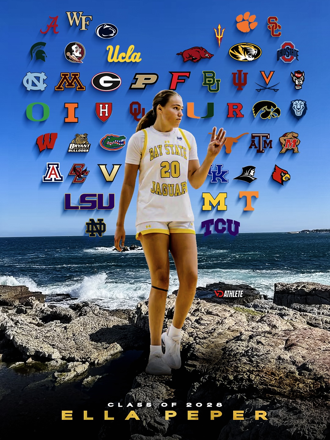 Ella Peper — Bay State, Massachusetts athlete creative direction by VD Athlete